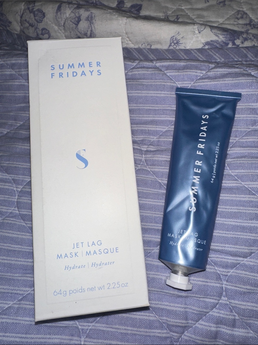 Summer Fridays Hydrating Jet Lag Mask in Blue